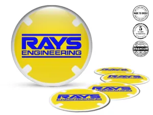 Rays Pegatinas Resina Bombadas Edición Etiquetas de Lujo